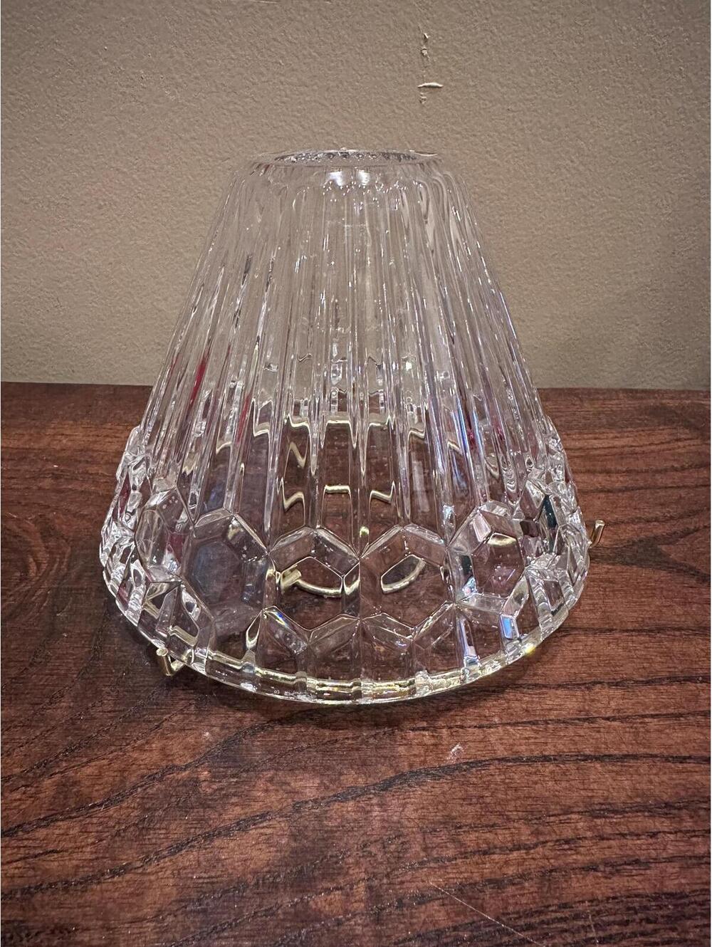 Astoria by PartyLite Crystal Replacement Lampshade with Gold Tone Bracket